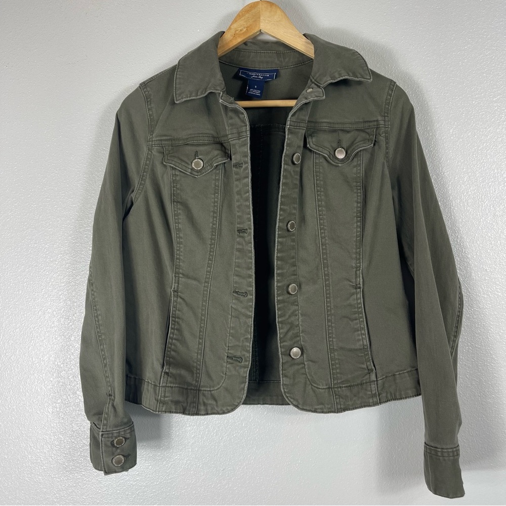 Charter Club Women’s Green Jacket Size Small